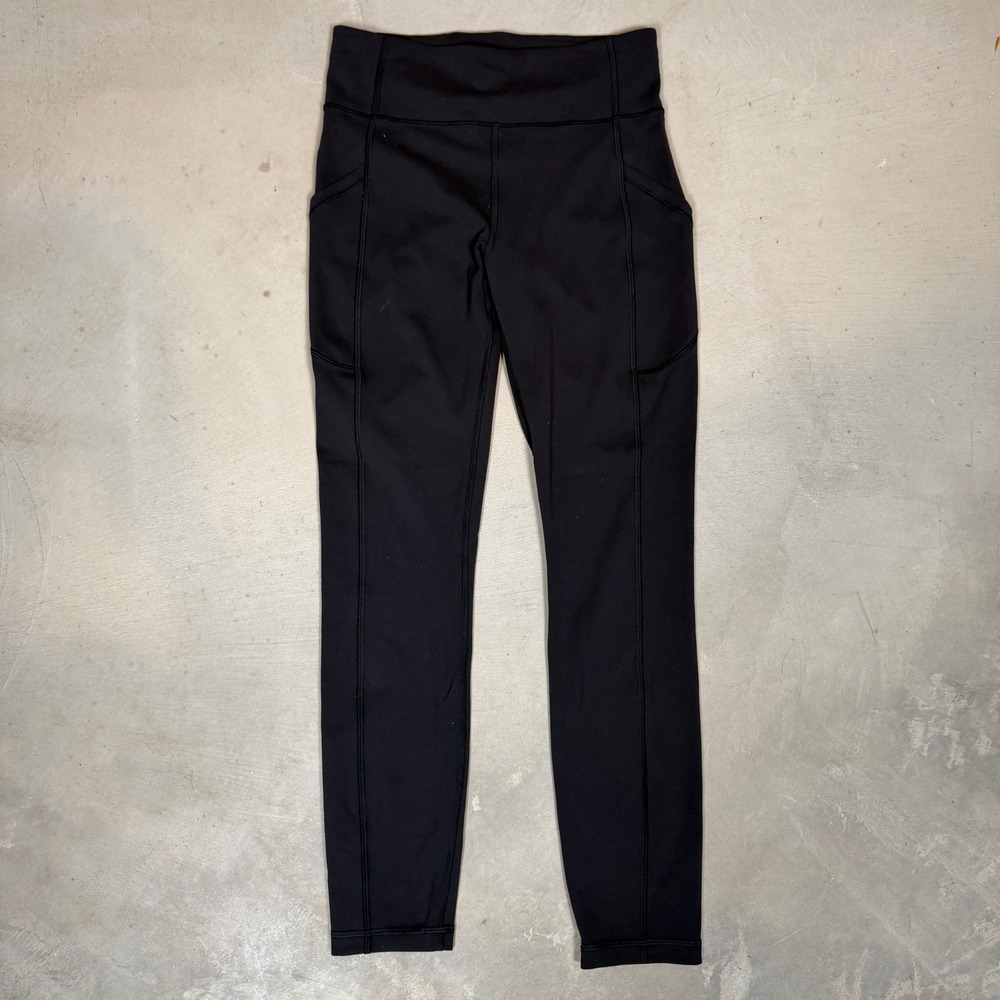 Lululemon All The Right Places High-Rise Pant 25 Black Women Size 6 Leggings